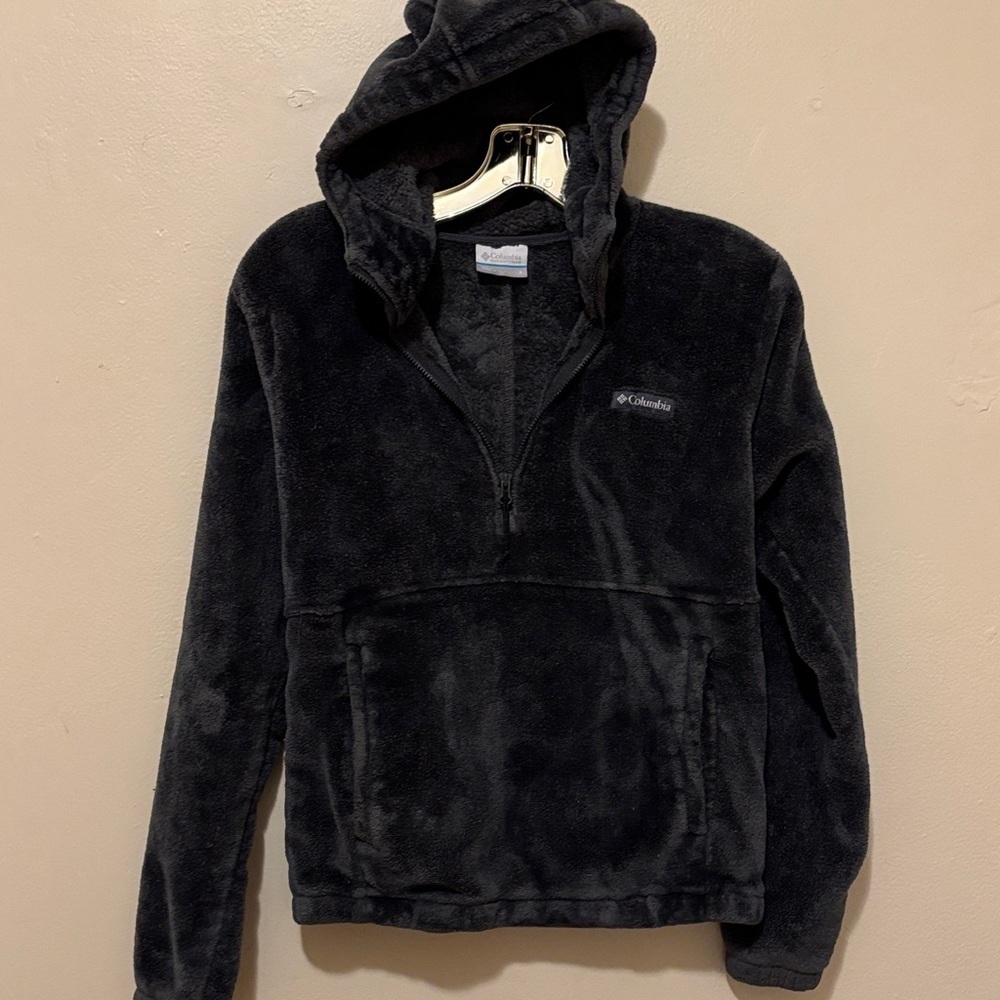 Columbia Women's Black Fleece Zip-Up Jacket
